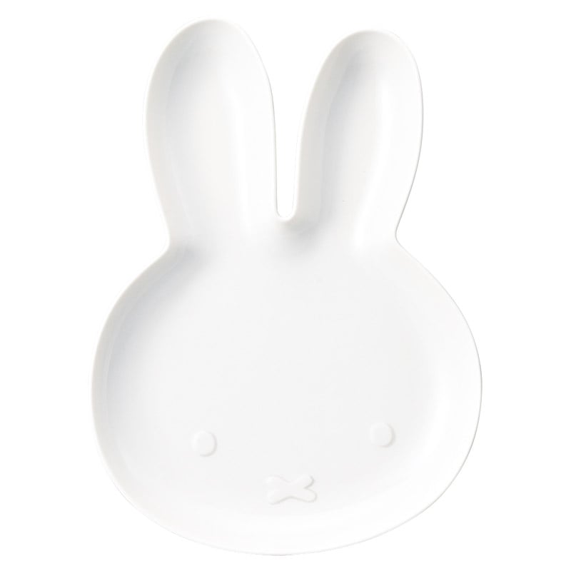 ミッフィー ダイカットプレートL(ホワイト) ／皿・プレート 食器 キッチン用品 ギフト プレゼント プチギフト 祝い お年賀 御年賀 2026 送料無料 人気 年始挨拶 バレンタイン チョコ 以外 子供 友達