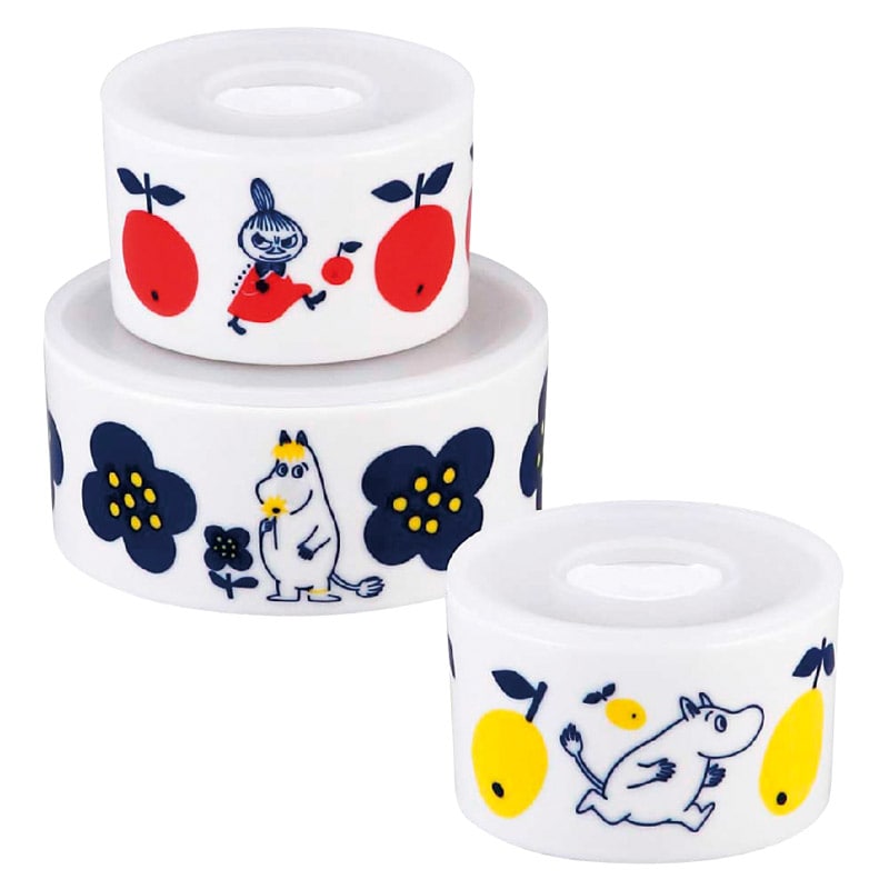 ムーミン レンジ3点セット ／保存容器・キャニスター 保存容器・調味料入れ キッチン用品 ギフト プレゼント プチギフト 祝い お年賀 御年賀 2026 送料無料 人気 年始挨拶 バレンタイン チョコ 以外 子供 友達