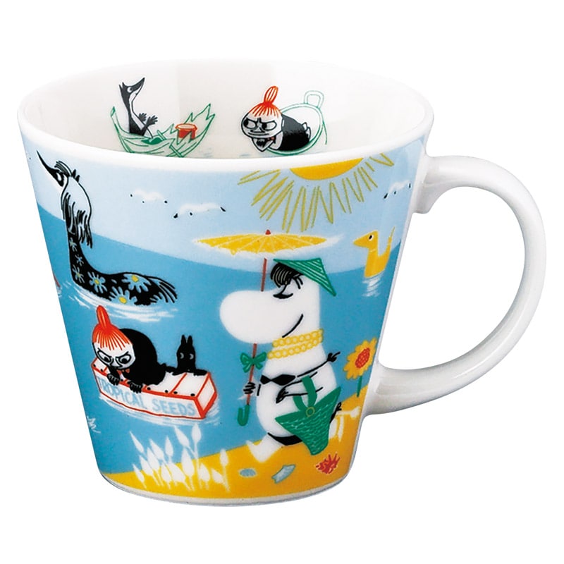 ムーミン 四季 マグ 夏 ／マグカップ・ティーカップ コーヒー・お茶用品 キッチン用品 ギフト プレゼント プチギフト 祝い お年賀 御年賀 2026 送料無料 人気 年始挨拶 バレンタイン チョコ 以外 子供 友達