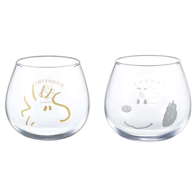 スヌーピー&ウッドストック ゆらゆらタンブラーペアセット ／タンブラー 食器 キッチン用品 ギフト プレゼント プチギフト 祝い お年賀 御年賀 2026 送料無料 人気 年始挨拶 バレンタイン チョコ 以外 子供 友達