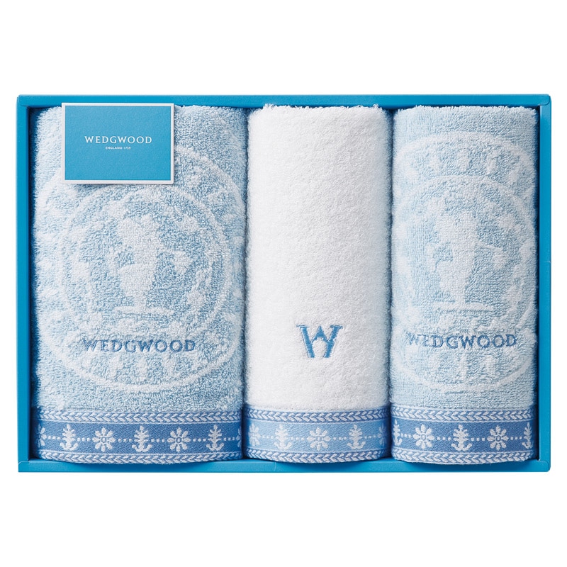 ウェッジウッド フェイス1P・ウォッシュタオル2P /タオル 日用品・ヘルスケア ギフト プレゼント プチギフト 祝い お年賀 御年賀 2026 送料無料 人気 年始挨拶 バレンタイン チョコ 以外 子供 友達