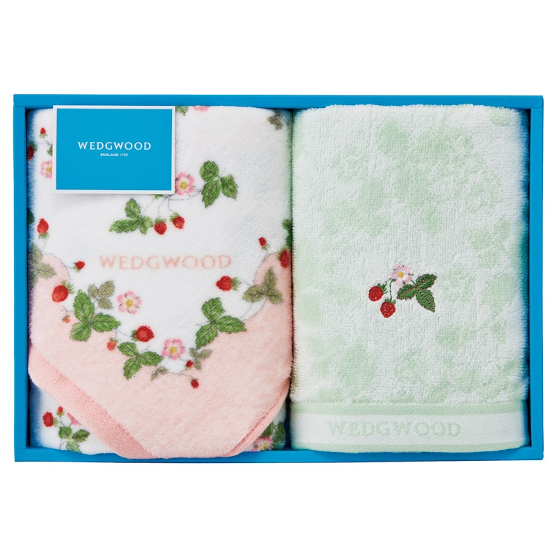 ウェッジウッド フェイスタオル2P ピンク /タオル 日用品・ヘルスケア ギフト プレゼント プチギフト 祝い お年賀 御年賀 2026 送料無料 人気 年始挨拶 バレンタイン チョコ 以外 子供 友達