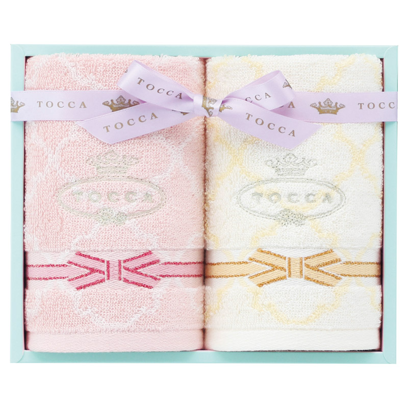 トッカ ラフェスタ ゲストタオル2P ピンク ／タオル 日用品・ヘルスケア ギフト プレゼント プチギフト 祝い お年賀 御年賀 2026 送料無料 人気 年始挨拶 バレンタイン チョコ 以外 子供 友達