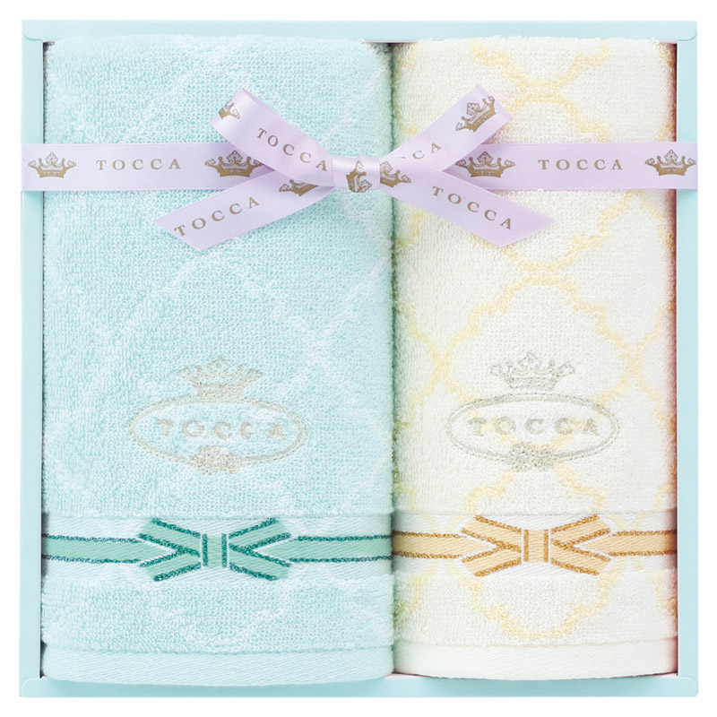 トッカ ラフェスタ フェイス1P･ゲストタオル1P ブルー ／タオル 日用品・ヘルスケア ギフト プレゼント プチギフト 祝い お年賀 御年賀 2026 送料無料 人気 年始挨拶 バレンタイン チョコ 以外 子供 友達