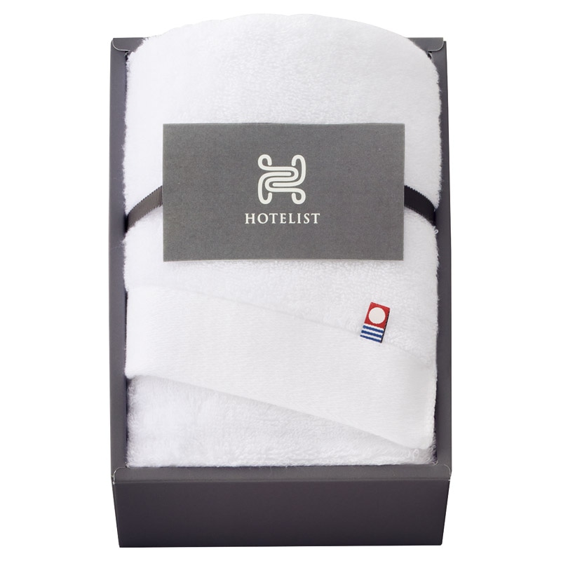 今治タオル HOTELIST フェイスタオル ホワイト ／タオル 日用品・ヘルスケア ギフト プレゼント プチギフト 祝い お年賀 御年賀 2026 送料無料 人気 年始挨拶 バレンタイン チョコ 以外 子供 友達