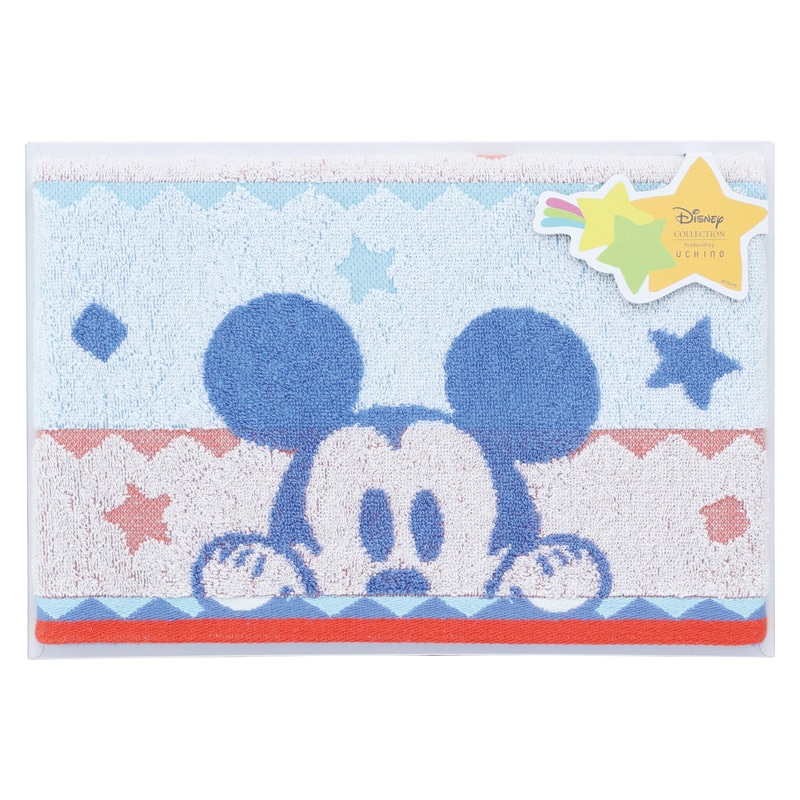 ディズニー ハピネスフレーク コンパクトバスタオル ブルー ／タオル 日用品・ヘルスケア ギフト プレゼント プチギフト 祝い お年賀 御年賀 2026 送料無料 人気 年始挨拶 バレンタイン チョコ 以外 子供 友達