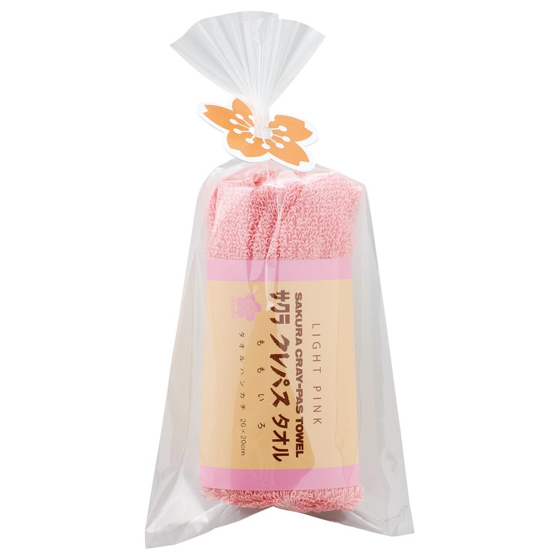 クレパスタオル タオルハンカチ ピンク ／ハンカチ・ハンドタオル バッグ・小物・雑貨 ファッション ギフト プレゼント プチギフト 祝い お年賀 御年賀 2026 送料無料 人気 年始挨拶 バレンタイン プレゼント