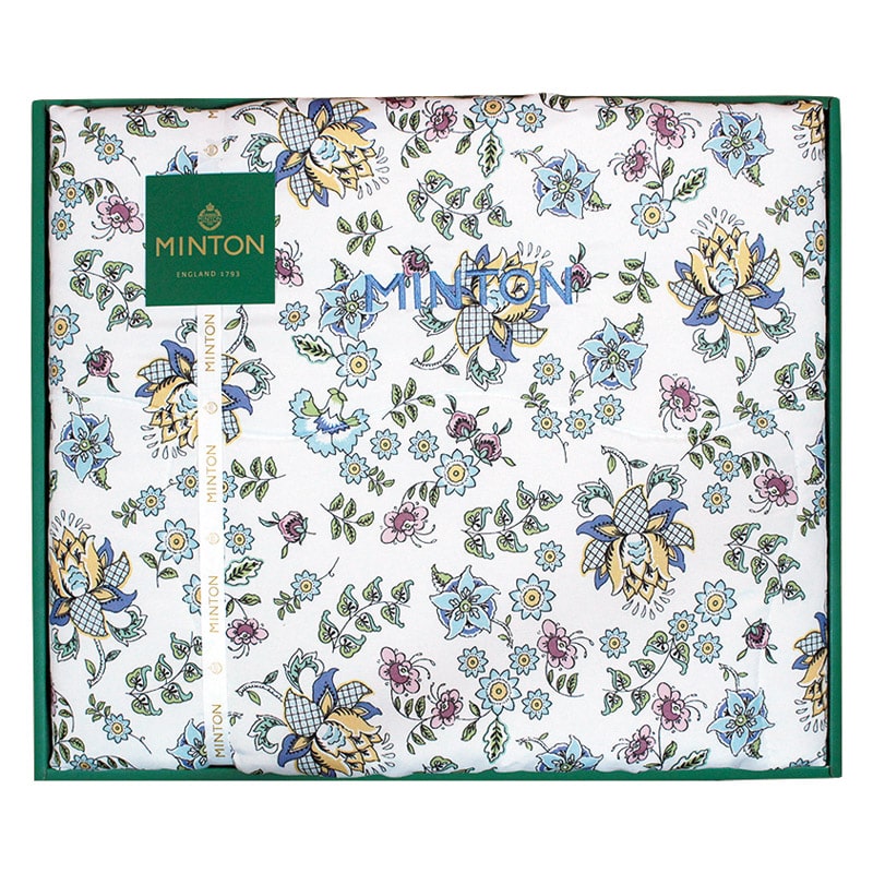 ミントン 洗える肌掛けふとん ブルー ／掛け布団 寝具 住まい・家具 ギフト プレゼント プチギフト 祝い お年賀 御年賀 2026 送料無料 人気 年始挨拶 バレンタイン チョコ 以外 子供 友達