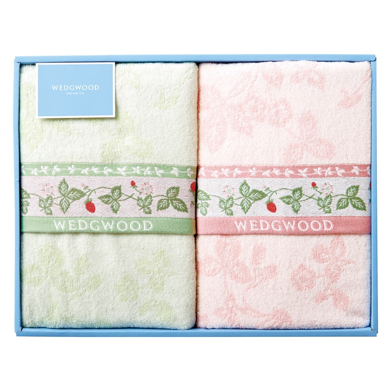 ウェッジウッド タオルケット2P ／タオルケット 寝具 住まい・家具 ギフト プレゼント プチギフト 祝い お年賀 御年賀 2026 送料無料 人気 年始挨拶 バレンタイン チョコ 以外 子供 友達