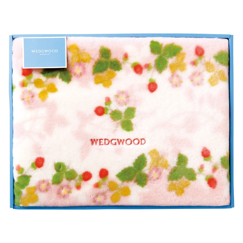 ウェッジウッド アクリルニューマイヤー毛布(毛羽部分) ピンク /毛布・ブランケット 寝具 住まい・家具 ギフト プレゼント プチギフト 祝い お年賀 御年賀 2026 送料無料 人気 年始挨拶 バレンタイン プレゼント