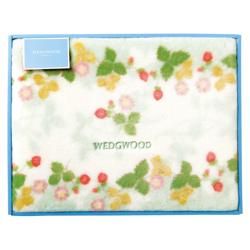 ウェッジウッド アクリルニューマイヤー毛布(毛羽部分) グリーン /毛布・ブランケット 寝具 住まい・家具 ギフト プレゼント プチギフト 祝い お年賀 2026 バレンタイン プレゼント