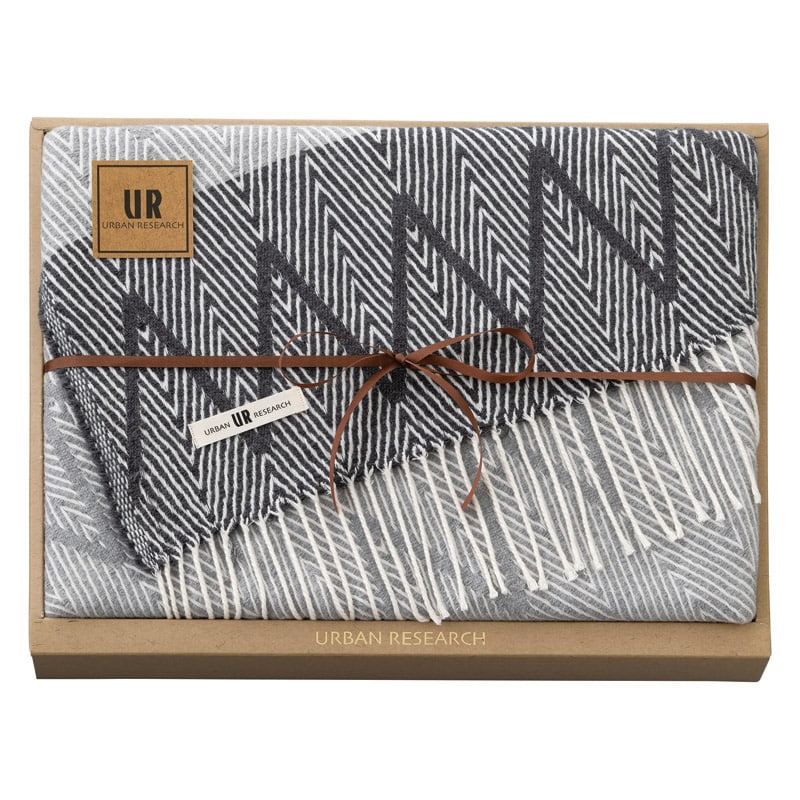 アーバンリサーチ 国産コットンハーフケット ／毛布・ブランケット 寝具 住まい・家具 ギフト プレゼント プチギフト 祝い お年賀 御年賀 2026 送料無料 人気 年始挨拶 バレンタイン チョコ 以外 子供 友達