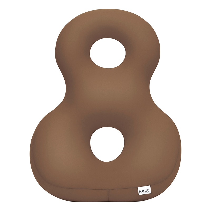 MOGU バックサポーターエイト ブラウン ／クッション クッション・座布団 インテリア 住まい・家具 ギフト プレゼント プチギフト 祝い お年賀 御年賀 2026 送料無料 人気 年始挨拶 バレンタイン プレゼント