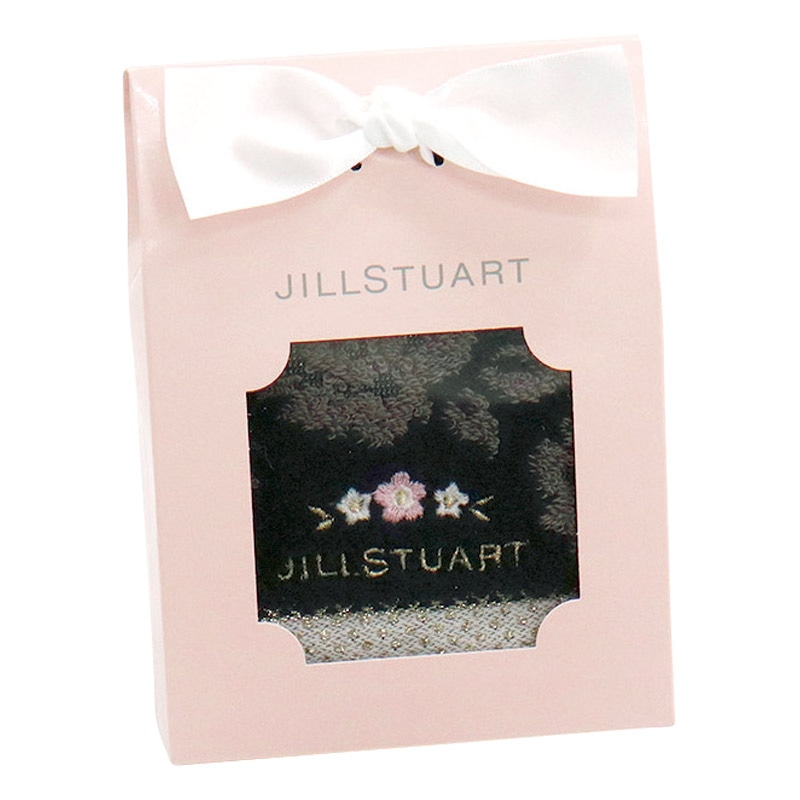 ジルスチュアート ポンポネ タオルハンカチ ブラック ／ハンカチ・ハンドタオル バッグ・小物・雑貨 ファッション ギフト プレゼント プチギフト 祝い お年賀 2026 バレンタイン プレゼント