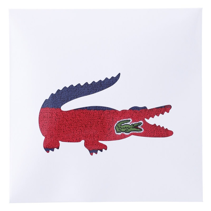 ラコステ Lペルマナント タオルハンカチ レッド ／ハンカチ・ハンドタオル バッグ・小物・雑貨 ファッション ギフト プレゼント プチギフト 祝い お年賀 2026 バレンタイン プレゼント