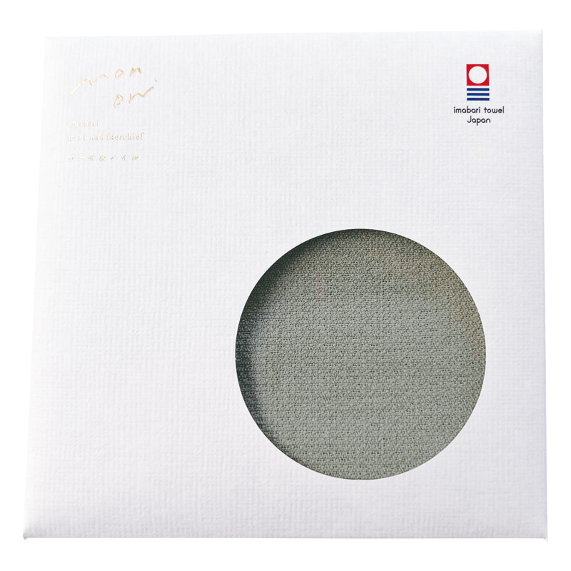 monori 紋織ミニハンカチ チャコールグレー ／ハンカチ・ハンドタオル バッグ・小物・雑貨 ファッション ギフト プレゼント プチギフト 祝い お年賀 2026 バレンタイン プレゼント