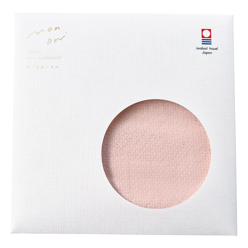 monori 紋織ミニハンカチ ライトピンク ／ハンカチ・ハンドタオル バッグ・小物・雑貨 ファッション ギフト プレゼント プチギフト 祝い お年賀 御年賀 2026 送料無料 人気 年始挨拶 バレンタイン プレゼント