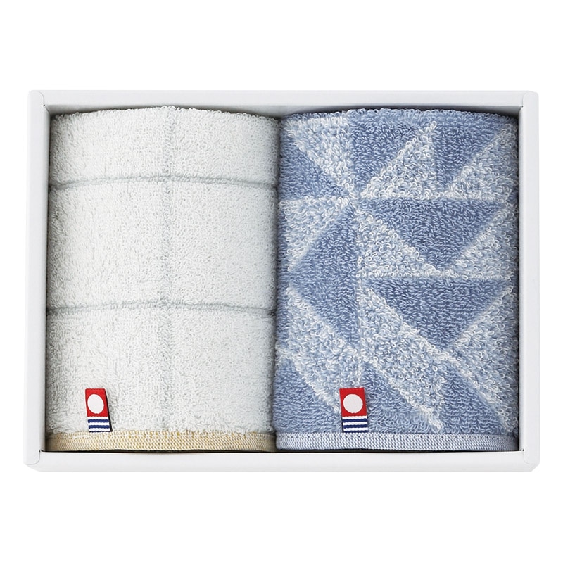 Pucci 今治タオルハンカチ2P ブルー ／ハンカチ・ハンドタオル バッグ・小物・雑貨 ファッション ギフト プレゼント プチギフト 祝い お年賀 御年賀 2026 送料無料 人気 年始挨拶 バレンタイン プレゼント