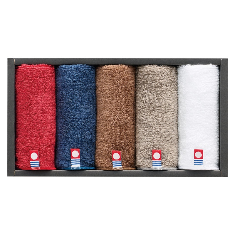 フェルガナコットン 今治カラータオルハンカチ5P B ／ハンカチ・ハンドタオル バッグ・小物・雑貨 ファッション ギフト プレゼント プチギフト 祝い お年賀 2026 バレンタイン プレゼント