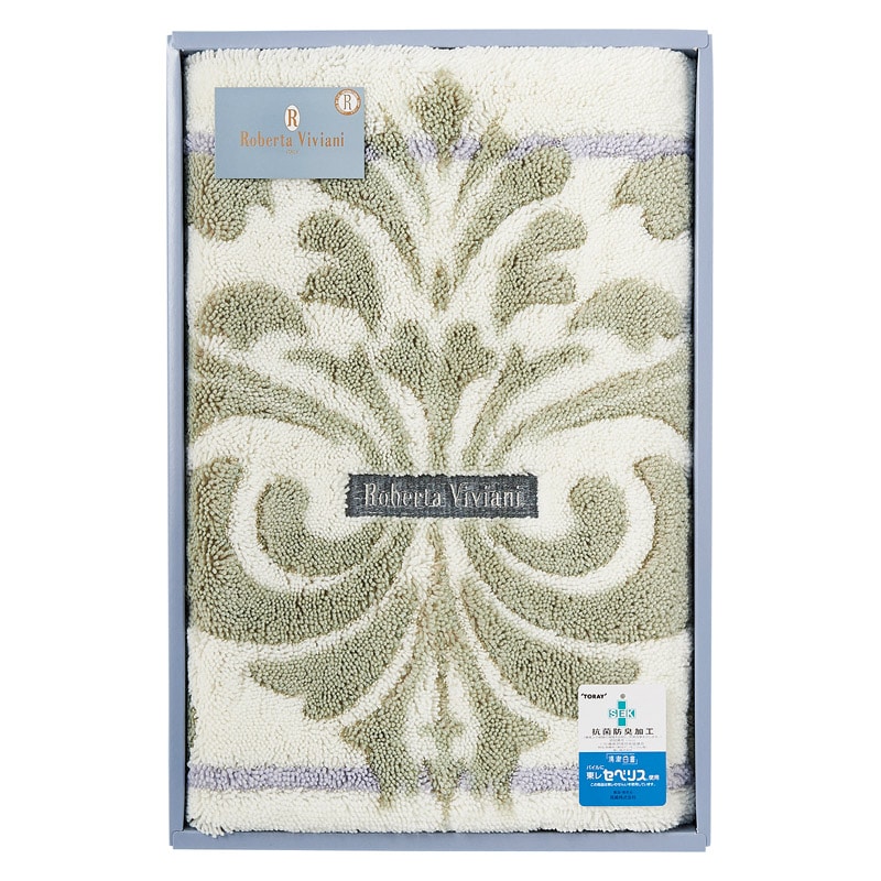 ロベルタ･ビビアーニ クラシック 大判玄関マット グレー ／玄関マット カーペット・マット・畳 インテリア 住まい・家具 ギフト プレゼント プチギフト 祝い お年賀 2026 バレンタイン プレゼント