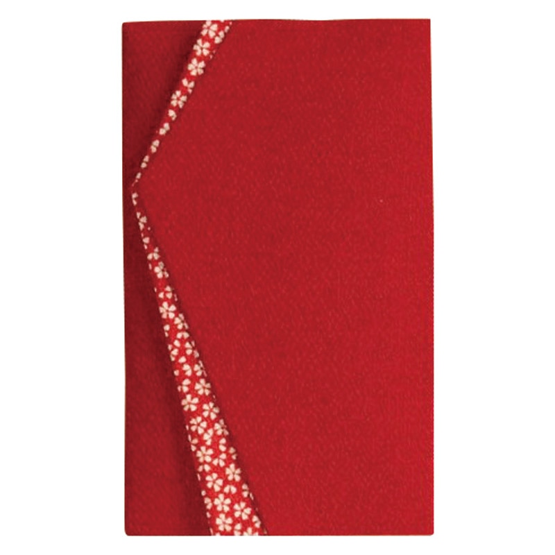 エステル小花ちりめん金封ふくさ エンジ ／ふくさ 冠婚葬祭 日用品・ヘルスケア ギフト プレゼント プチギフト 祝い お年賀 御年賀 2026 送料無料 人気 年始挨拶 バレンタイン チョコ 以外 子供 友達