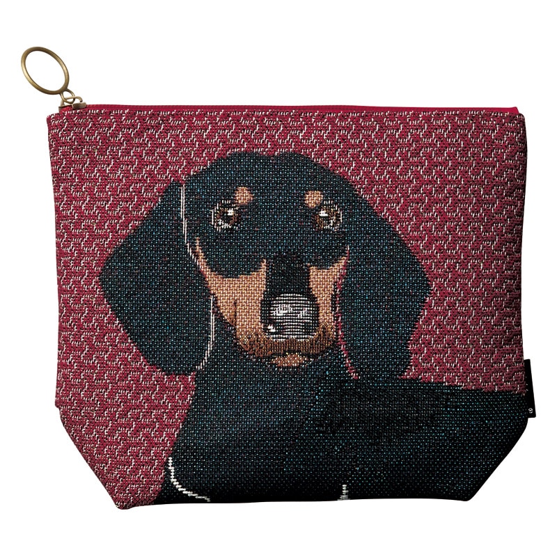 ワンダフルピース ライフ ポーチ ダックスフンド ／アクセサリーポーチ レディースバッグ バッグ・小物・雑貨 ファッション ギフト プレゼント プチギフト 祝い お年賀 2026 バレンタイン プレゼント