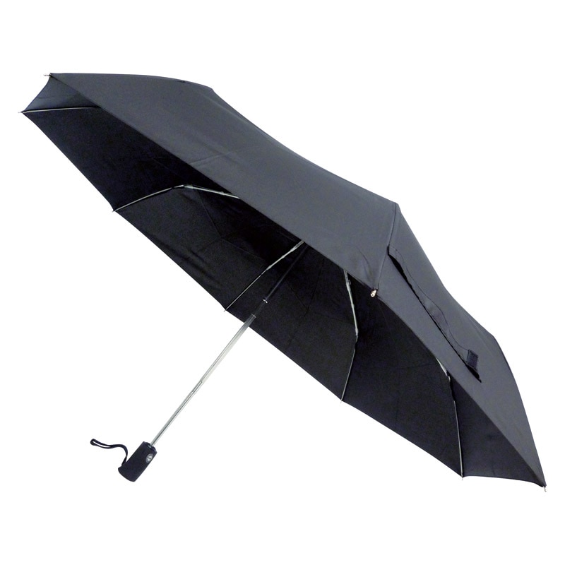 65cm安全式自動開閉傘 黒 ／傘 バッグ・小物・雑貨 ファッション ギフト プレゼント プチギフト 祝い お年賀 御年賀 2026 送料無料 人気 年始挨拶 バレンタイン チョコ 以外 子供 友達