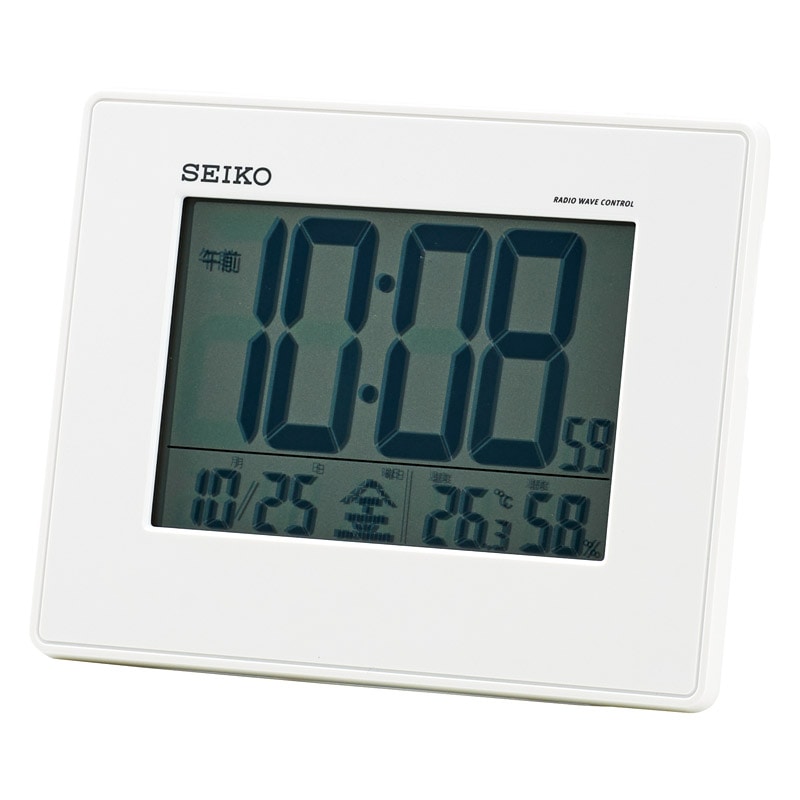 セイコー 大画面電波デジタル目覚し ／置き時計・掛け時計 インテリア 住まい・家具 ギフト プレゼント プチギフト 祝い お年賀 御年賀 2026 送料無料 人気 年始挨拶 バレンタイン チョコ 以外 子供 友達