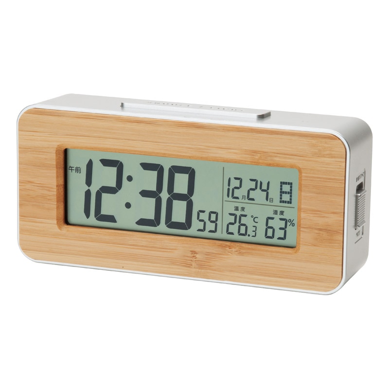 竹の電波時計 ／置き時計 置き時計・掛け時計 インテリア 住まい・家具 ギフト プレゼント プチギフト 祝い お年賀 御年賀 2026 送料無料 人気 年始挨拶 バレンタイン チョコ 以外 子供 友達