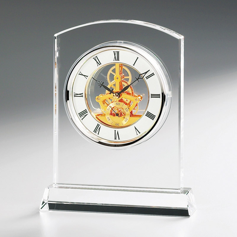 グラスワークスナルミ マルカート スケルトンクロック ／置き時計 置き時計・掛け時計 インテリア 住まい・家具 ギフト プレゼント プチギフト 祝い お年賀 2026 バレンタイン プレゼント