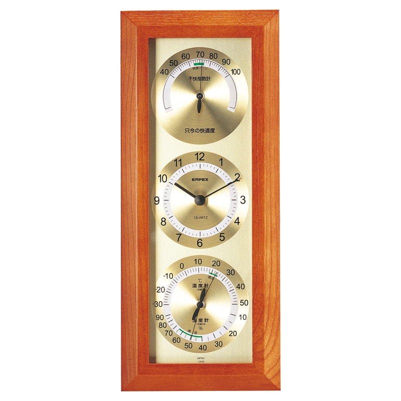 エンペックス 快適モニタ1台4役 不快指数計･時計･温度･湿度計 ／温湿度計 計測工具 DIY・工具 ギフト プレゼント プチギフト 祝い お年賀 御年賀 2026 送料無料 人気 年始挨拶 バレンタイン プレゼント