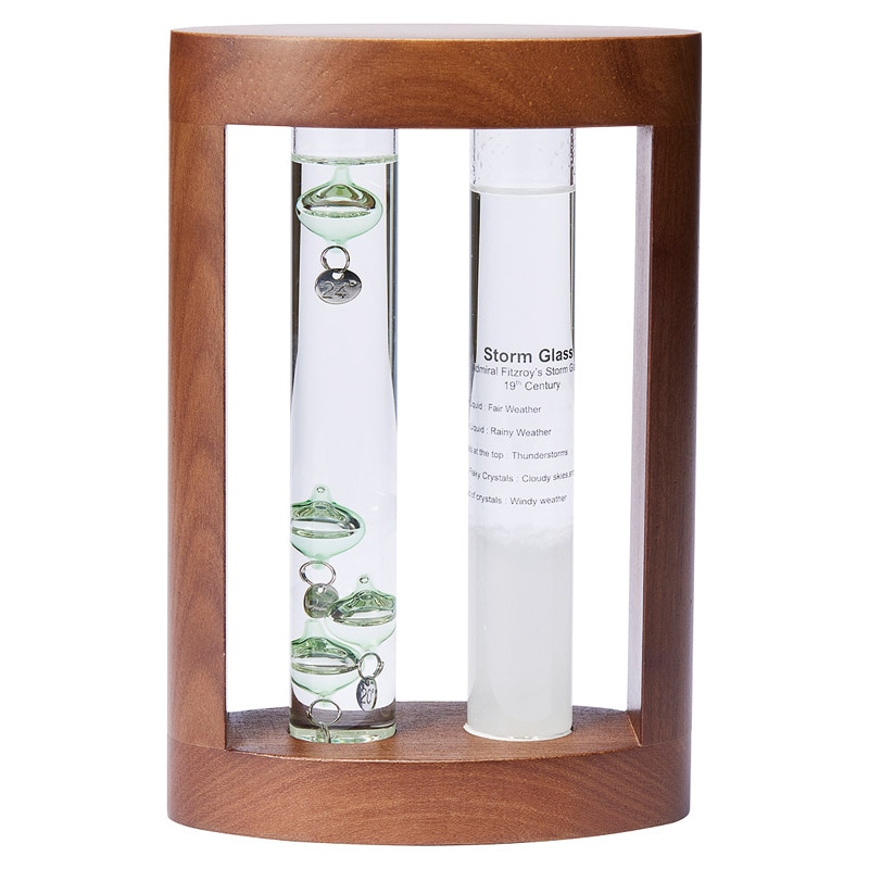 温度計&ストームグラス  グリーン ／温度計 精密機器類 アウトドア スポーツ・アウトドア ギフト プレゼント プチギフト 祝い お年賀 御年賀 2026 送料無料 人気 年始挨拶 バレンタイン チョコ 以外 子供 友達