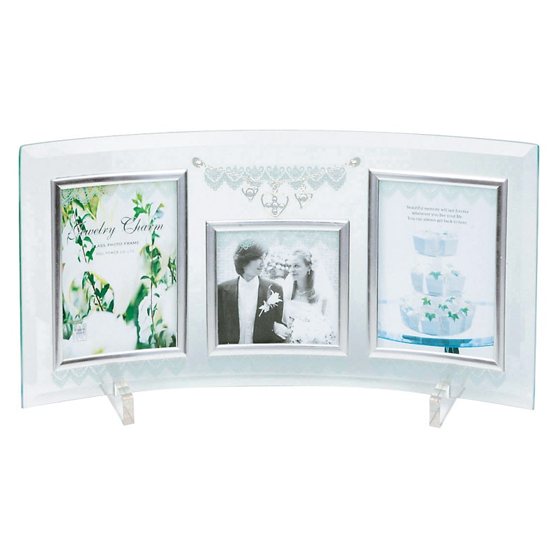 ジュエリーチャームフォトフレーム3W ／フォトフレーム 小物・置物 インテリア 住まい・家具 ギフト プレゼント プチギフト 祝い お年賀 御年賀 2026 送料無料 人気 年始挨拶 バレンタイン プレゼント
