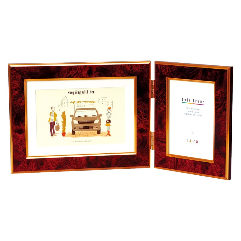ツインフレーム ワイン /フォトフレーム 小物・置物 インテリア 住まい・家具 ギフト プレゼント プチギフト 祝い お年賀 御年賀 2026 送料無料 人気 年始挨拶 バレンタイン チョコ 以外 子供 友達