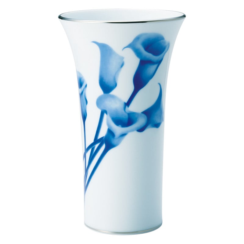 香蘭社 染付カラー ／花瓶 小物・置物 インテリア 住まい・家具 ギフト プレゼント プチギフト 祝い お年賀 御年賀 2026 送料無料 人気 年始挨拶 バレンタイン チョコ 以外 子供 友達