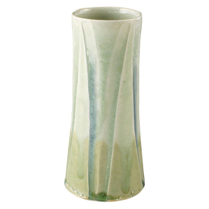 京焼･清水焼 灰釉ソギ 花入 ／花瓶 小物・置物 インテリア 住まい・家具 ギフト プレゼント プチギフト 祝い お年賀 御年賀 2026 送料無料 人気 年始挨拶 バレンタイン チョコ 以外 子供 友達