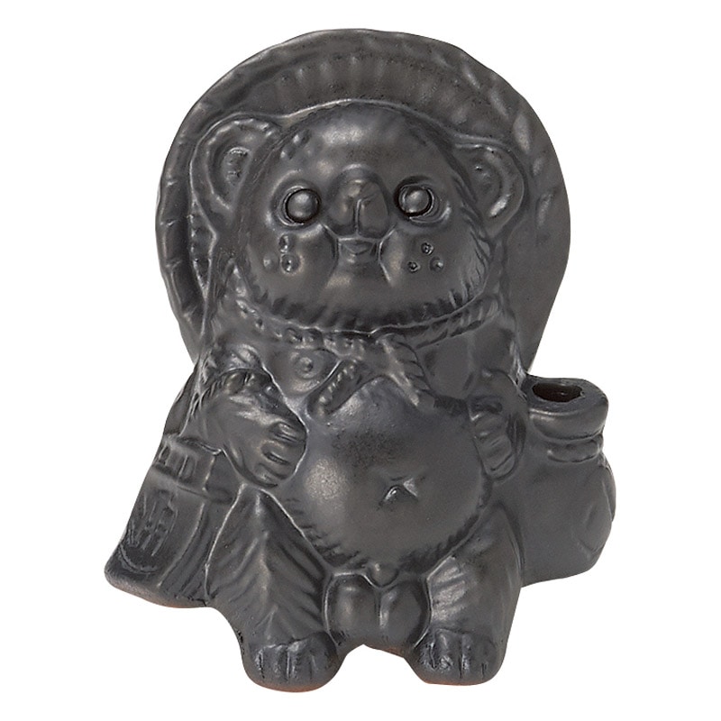 信楽焼 Tanutanu オス 黒 /小物・置物 インテリア 住まい・家具 ギフト プレゼント プチギフト 祝い お年賀 御年賀 2026 送料無料 人気 年始挨拶 バレンタイン チョコ 以外 子供 友達