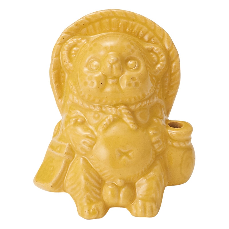 信楽焼 Tanutanu オス 黄 ／小物・置物 インテリア 住まい・家具 ギフト プレゼント プチギフト 祝い お年賀 御年賀 2026 送料無料 人気 年始挨拶 バレンタイン チョコ 以外 子供 友達