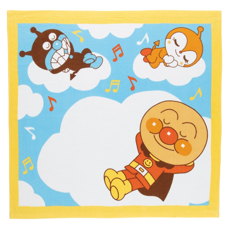 すやすやアンパンマン 湯上げタオル ／ベビーベッド ベビー用寝具・ベッド キッズ・ベビー・マタニティ ギフト プレゼント プチギフト 祝い お年賀 御年賀 2026 送料無料 人気 年始挨拶 バレンタイン プレゼント