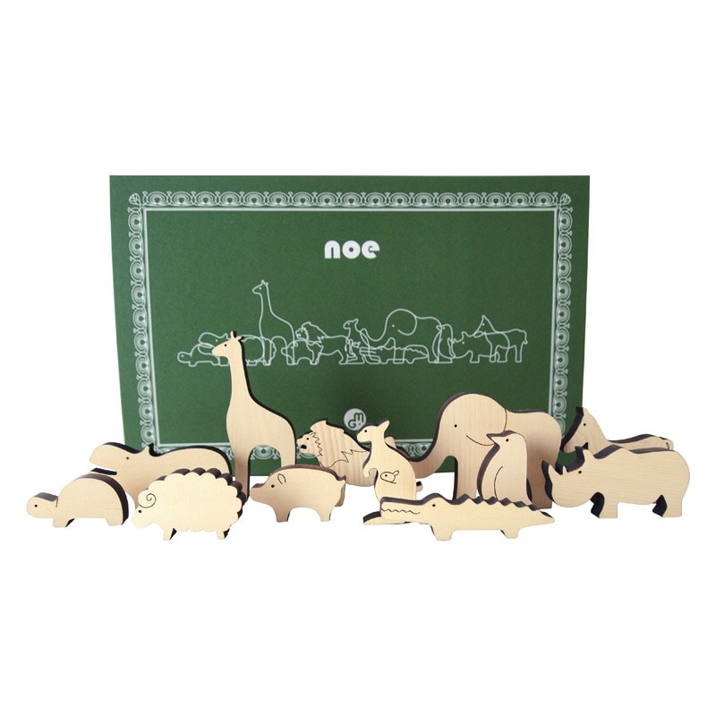 木の動物 NOE(ノエ) ／ベビージム ベビー向けおもちゃ おもちゃ キッズ・ベビー・マタニティ ギフト プレゼント プチギフト 祝い お年賀 御年賀 2026 送料無料 人気 年始挨拶 バレンタイン プレゼント