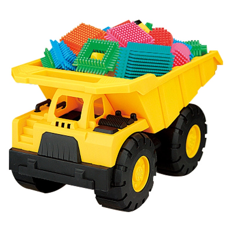 ペタペタブロックダンプ(S) ／ベビージム ベビー向けおもちゃ おもちゃ キッズ・ベビー・マタニティ ギフト プレゼント プチギフト 祝い お年賀 御年賀 2026 送料無料 人気 年始挨拶 バレンタイン プレゼント