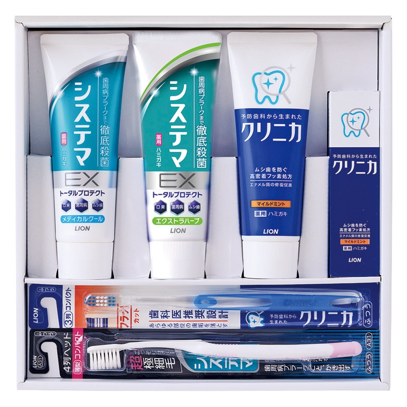 ライオン デンタルセット ／デンタルケア 日用品・ヘルスケア ギフト プレゼント プチギフト 祝い お年賀 御年賀 2026 送料無料 人気 年始挨拶 バレンタイン チョコ 以外 子供 友達