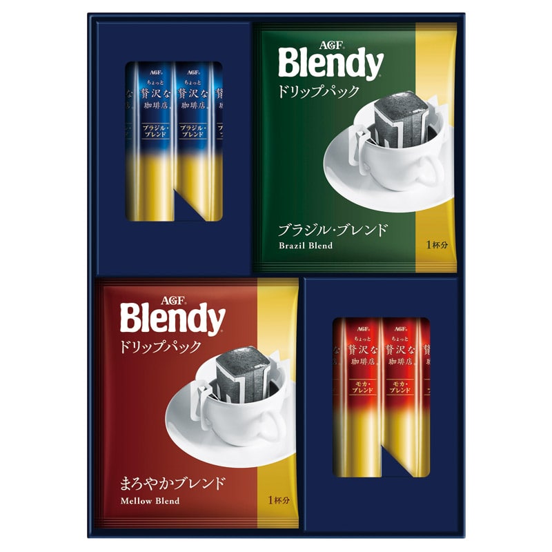 AGF ドリップ&スティックブラックギフト  ／インスタントコーヒー コーヒー 水・ソフトドリンク 飲料 ギフト プレゼント プチギフト 祝い お年賀 御年賀 2026 送料無料 人気 年始挨拶 バレンタイン プレゼント