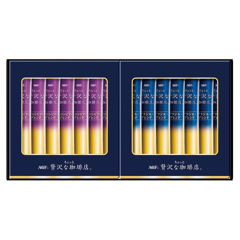 AGF ちょっと贅沢な珈琲店 スティックブラックギフト  ／インスタントコーヒー コーヒー 水・ソフトドリンク 飲料 ギフト プレゼント プチギフト 祝い お年賀 2026 バレンタイン プレゼント