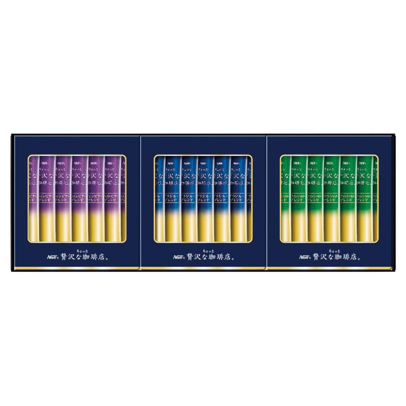 AGF ちょっと贅沢な珈琲店 スティックブラックギフト  ／インスタントコーヒー コーヒー 水・ソフトドリンク 飲料 ギフト プレゼント プチギフト 祝い お年賀 2026 バレンタイン プレゼント