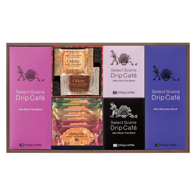 セレクトシーンドリップコーヒー&モロゾフ焼菓子詰合せ  ／インスタントコーヒー コーヒー 水・ソフトドリンク 飲料 ギフト プレゼント プチギフト 祝い お年賀 2026 バレンタイン プレゼント