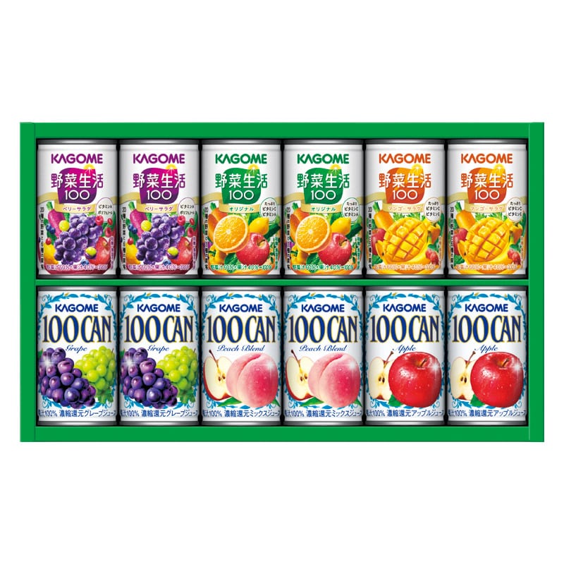 カゴメ フルーツ+野菜飲料ギフト  ／野菜・果実飲料 水・ソフトドリンク 飲料 ギフト プレゼント プチギフト 祝い お年賀 御年賀 2026 送料無料 人気 年始挨拶 バレンタイン チョコ 以外 子供 友達