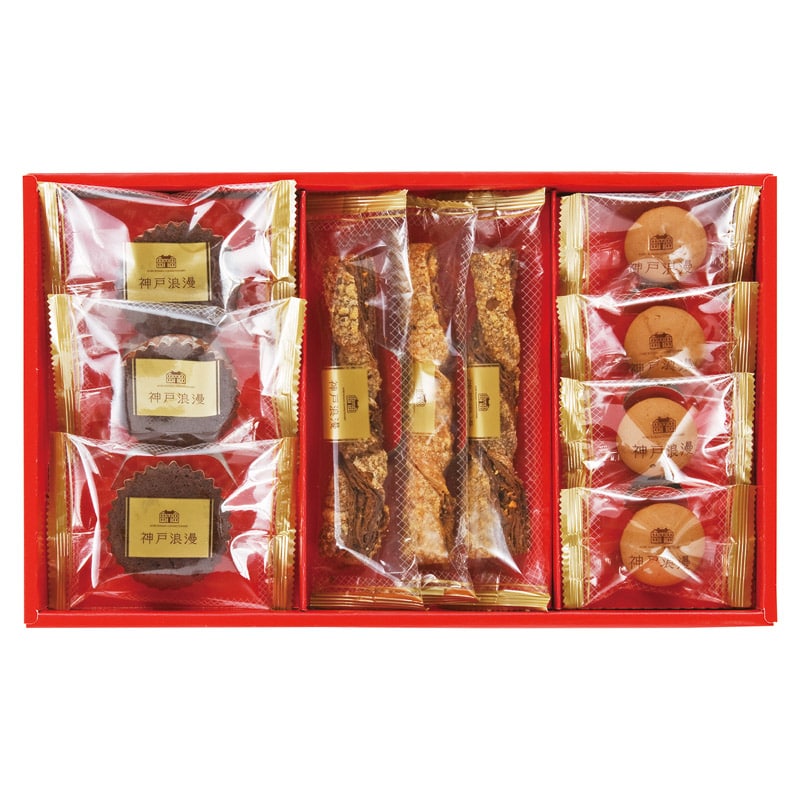 神戸浪漫 スイーツセレクション  ／各種洋菓子セット 洋菓子 スイーツ・お菓子 食品 ギフト プレゼント プチギフト 祝い お年賀 御年賀 2026 送料無料 人気 年始挨拶 バレンタイン チョコ 以外 子供 友達