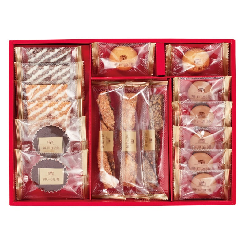 神戸浪漫 スイーツセレクション  ／各種洋菓子セット 洋菓子 スイーツ・お菓子 食品 ギフト プレゼント プチギフト 祝い お年賀 御年賀 2026 送料無料 人気 年始挨拶 バレンタイン チョコ 以外 子供 友達