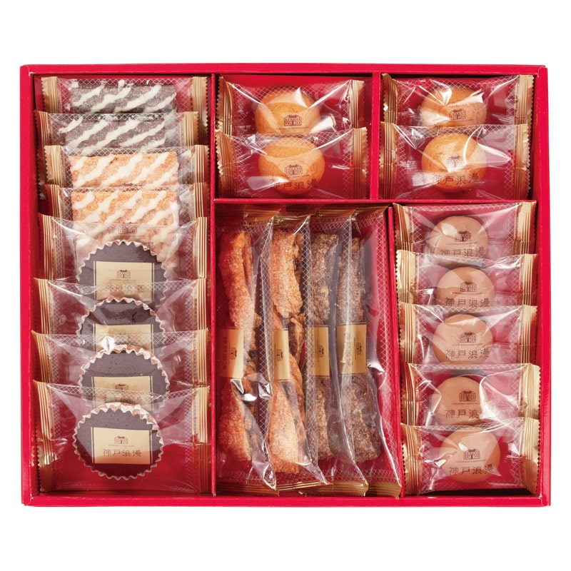 神戸浪漫 スイーツセレクション  ／各種洋菓子セット 洋菓子 スイーツ・お菓子 食品 ギフト プレゼント プチギフト 祝い お年賀 御年賀 2026 送料無料 人気 年始挨拶 バレンタイン チョコ 以外 子供 友達
